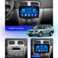 Штатная магнитола Lesko для Subaru Forester II Рестайлинг 2005-2008 экран 9" 6/128Gb 4G Wi-Fi GPS Top