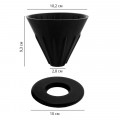 Пуровер Ecocoffeetools GV40 для заваривания кофе Black