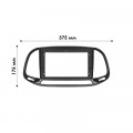 Переходная рамка Fiat Doblo 2015+ (7255) 9"