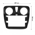 Переходная рамка Renault Dacia Dokker 2012-2021 Lodgy 2012-2022 Sandero 2012+ (7890) 9"
