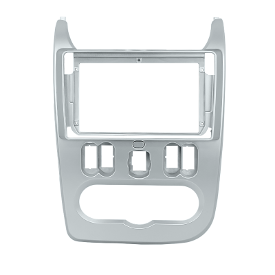 Переходная рамка Renault Dacia Logan 2009-2013 Sandero 2007-2011 Nissan NP200 2009+ Dacia Duster 2010-2013 (RE 021N) 7179 9" Silver