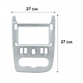 Переходная рамка Renault Dacia Logan 2009-2013 Sandero 2007-2011 Nissan NP200 2009+ Dacia Duster 2010-2013 (RE 021N) 7179 9" Silver