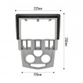 Переходная рамка Renault Logan 2004-2009 Dacia Logan 2004-2008 (RE 038N) 7174 9" Silver