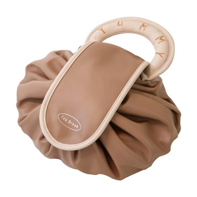 Женская косметичка #4018 несесер органайзер бьюти кейс сумка органайзер для путешествий Brown