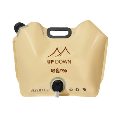Канистра пакет для воды Up Down UD-SD201 туристическая с краном 8л складная пищевая Sand Khaki