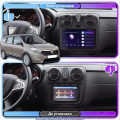 Штатная магнитола Lesko для Renault Lodgy  2012-2022 экран 9" 4/64Gb 4G Wi-Fi GPS Top