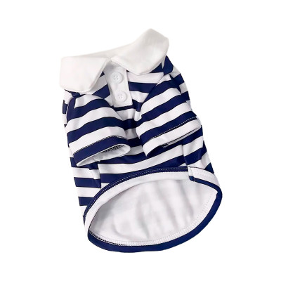 Рубашка поло для собак и кошек 2306CGHY5160 демисезонная  Blue S