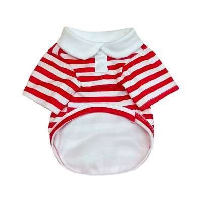 Рубашка поло для собак и кошек 2306CGHY5160 демисезонная  Red XS