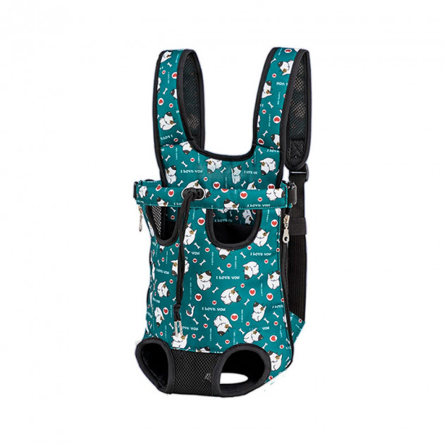 Рюкзак- кенгуру для животных A01002-GN Green Puppy M