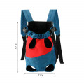 Рюкзак- кенгуру для животных A10010-BR Red Blue M