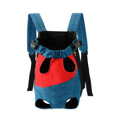 Рюкзак- кенгуру для животных A10010-BR Red Blue S