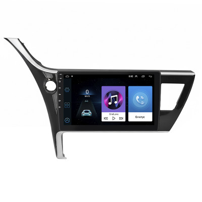 Штатная магнитола Lesko для Toyota Auris II Рестайлинг 2015-2018 экран 10" 1/16Gb Wi-Fi GPS Base