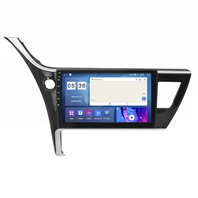 Штатная магнитола Lesko для Toyota Auris II Рестайлинг 2015-2018 экран 10" 2/32Gb CarPlay 4G Wi-Fi GPS Prime