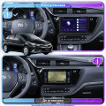 Штатная магнитола Lesko для Toyota Auris II Рестайлинг 2015-2018 экран 10" 4/64Gb CarPlay 4G Wi-Fi GPS Prime