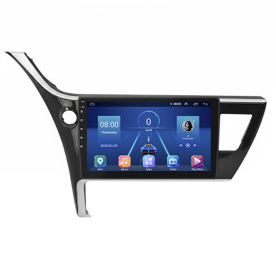 Штатная магнитола Lesko для Toyota Auris II Рестайлинг 2015-2018 экран 10" 6/128Gb 4G Wi-Fi GPS Top