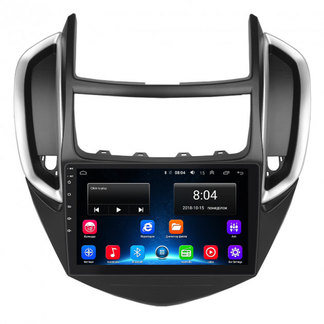 Штатная магнитола Lesko для Chevrolet Trax I Рестайлинг 2016-н.в экран 9" 2/32Gb Wi-Fi GPS Base