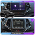 Штатная магнитола Lesko для Jeep Cherokee V (KL) Рестайлинг 2018-н.в экран 10" 2/32Gb Wi-Fi GPS Base