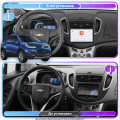 Штатная магнитола Lesko для Chevrolet Trax I Рестайлинг 2016-н.в экран 9" 4/64 QLED CarPlay 4G Wi-Fi GPS 360 Prime