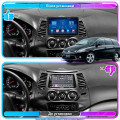 Штатная магнитола Lesko для Mitsubishi Grandis Manual A/C 2003-2011 экран 9" 6/128Gb 4G Wi-Fi GPS Top