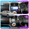 Штатная магнитола Lesko для Nissan Almera III (G15) 2012-2018 экран 9" 2/32Gb CarPlay 4G Wi-Fi GPS Prime