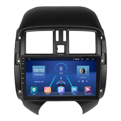 Штатная магнитола Lesko для Nissan Almera III (G15) 2012-2018 экран 9" 4/64Gb 4G Wi-Fi GPS Top