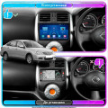 Штатная магнитола Lesko для Nissan Almera III (G15) 2012-2018 экран 9" 6/128Gb 4G Wi-Fi GPS Top