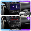 Штатная магнитола Lesko для Nissan Altima IV (L32) Рестайлинг Manual AC 2009-2013 экран 9" 2/32Gb CarPlay 4G Wi-Fi GPS Prime