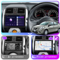 Штатная магнитола Lesko для Nissan Latio I (N17) 2012-2014 экран 9" 4/64Gb CarPlay 4G Wi-Fi GPS Prime