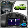 Штатная магнитола Lesko для Nissan March IV (K13) Рестайлинг 2013-н.в. экран 9" 2/32Gb CarPlay 4G Wi-Fi GPS Prime