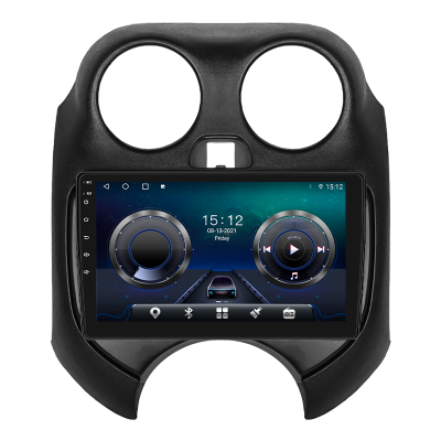 Штатная магнитола Lesko для Nissan Micra IV (K13) 2010-2013 экран 9" 4/64Gb 4G Wi-Fi GPS Top