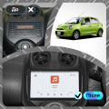 Штатная магнитола Lesko для Nissan Micra IV (K13) Рестайлинг 2013-2016 экран 9" 4/64 QLED CarPlay 4G Wi-Fi GPS 360 Prime