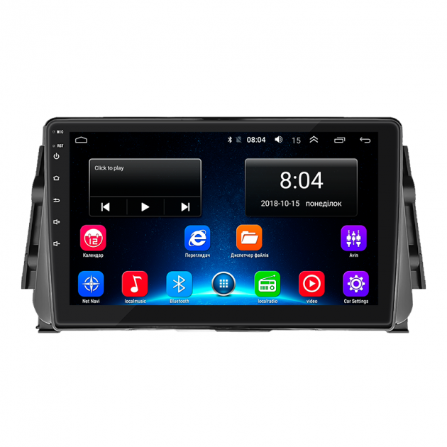 Штатная магнитола Lesko для Nissan Micra V 2017-н.в. экран 9" 2/32Gb Wi-Fi GPS Base
