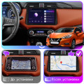 Штатная магнитола Lesko для Nissan Micra V 2017-н.в. экран 9" 2/32Gb CarPlay 4G Wi-Fi GPS Prime