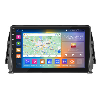 Штатная магнитола Lesko для Nissan Micra V 2017-н.в. экран 9" 4/64Gb CarPlay 4G Wi-Fi GPS Prime