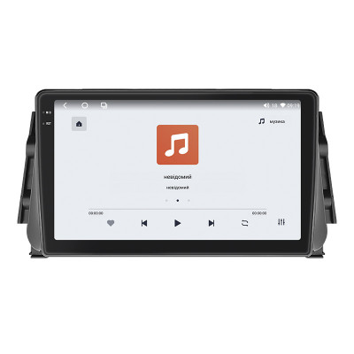 Штатная магнитола Lesko для Nissan Micra V 2017-н.в. экран 9" 4/64 QLED CarPlay 4G Wi-Fi GPS 360 Prime