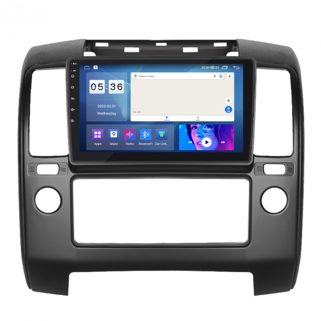 Штатная магнитола Lesko для Nissan Navara (Frontier) III (D40) 2004-2010 экран 9" 2/32Gb CarPlay 4G Wi-Fi GPS Prime