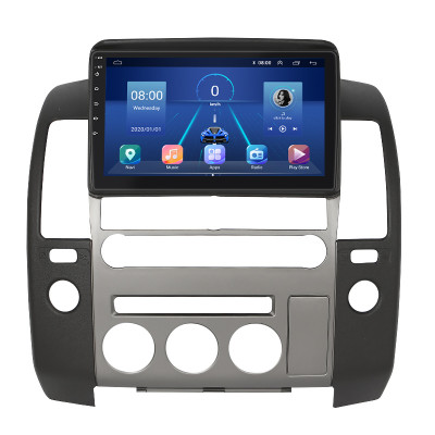 Штатная магнитола Lesko для Nissan Navara (Frontier) III (D40) Рестайлинг 2010-2015 экран 9" 6/128Gb 4G Wi-Fi GPS Top