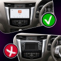 Штатная магнитола Lesko для Nissan Navara (Frontier) IV (D23) 2014-2016 экран 10" 4/64 QLED CarPlay 4G Wi-Fi GPS 360 Prime