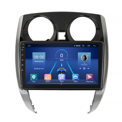 Штатная магнитола Lesko для Nissan Note II 2012-2016 экран 10" 4/32Gb 4G Wi-Fi GPS Top