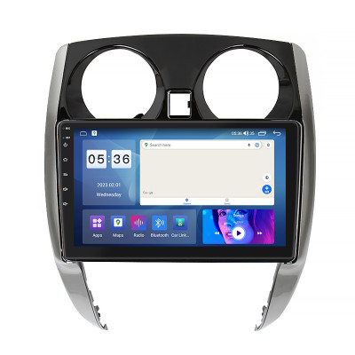 Штатная магнитола Lesko для Nissan Note II Рестайлинг 2016-2020 экран 10" 4/64Gb CarPlay 4G Wi-Fi GPS Prime