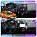 Штатная магнитола Lesko для Nissan Note II Рестайлинг 2016-2020 экран 10" 2/32Gb 4G Wi-Fi GPS Top