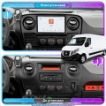 Штатная магнитола Lesko для Nissan NV400 I 2010-н.в. экран 10" 4/64 QLED CarPlay 4G Wi-Fi GPS 360 Prime