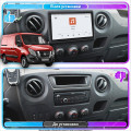 Штатная магнитола Lesko для Nissan NV400 I ver 2 2010-н.в. экран 10" 4/64 QLED CarPlay 4G Wi-Fi GPS 360 Prime