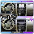 Штатная магнитола Lesko для Nissan Patrol VI (Y62) 2010-2014 экран 9" 4/64 QLED CarPlay 4G Wi-Fi GPS 360 Prime