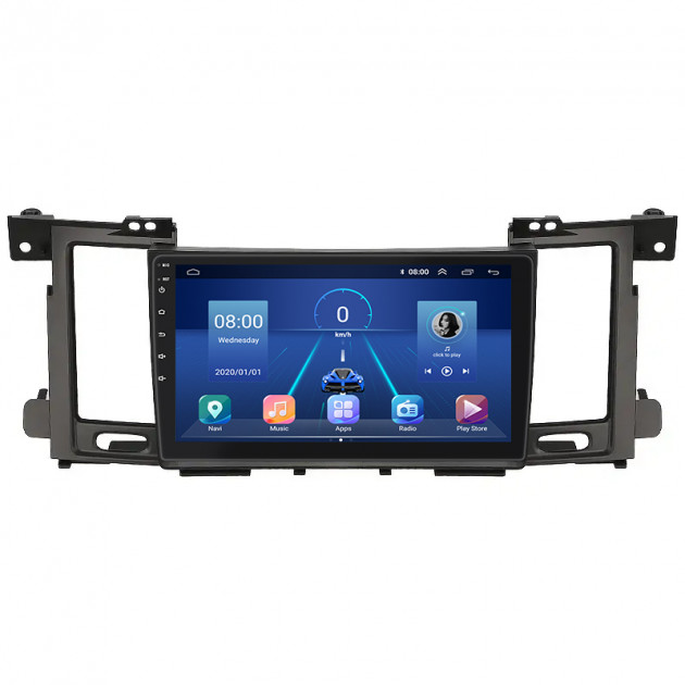 Штатная магнитола Lesko для Nissan Patrol VI (Y62) 2010-2014 экран 9" 6/128Gb 4G Wi-Fi GPS Top