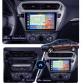 Штатная магнитола Lesko для Citroen C-Elysee I 2012-2016 экран 9" 4/64Gb CarPlay 4G Wi-Fi GPS Prime