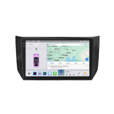 Штатная магнитола Lesko для Nissan Sentra VII (B17) 2012-2017 экран 10" 4/64 QLED CarPlay 4G Wi-Fi GPS 360 Prime