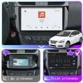 Штатная магнитола Lesko для Nissan Sentra VII (B17) 2012-2017 экран 10" 4/64 QLED CarPlay 4G Wi-Fi GPS 360 Prime