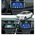 Штатная магнитола Lesko для Nissan Sentra VII (B17) Рестайлинг 2015-2019 экран 10" 4/64Gb 4G Wi-Fi GPS Top
