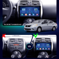 Штатная магнитола Lesko для Nissan Versa II 2012-2014 экран 9" 2/32Gb 4G Wi-Fi GPS Top